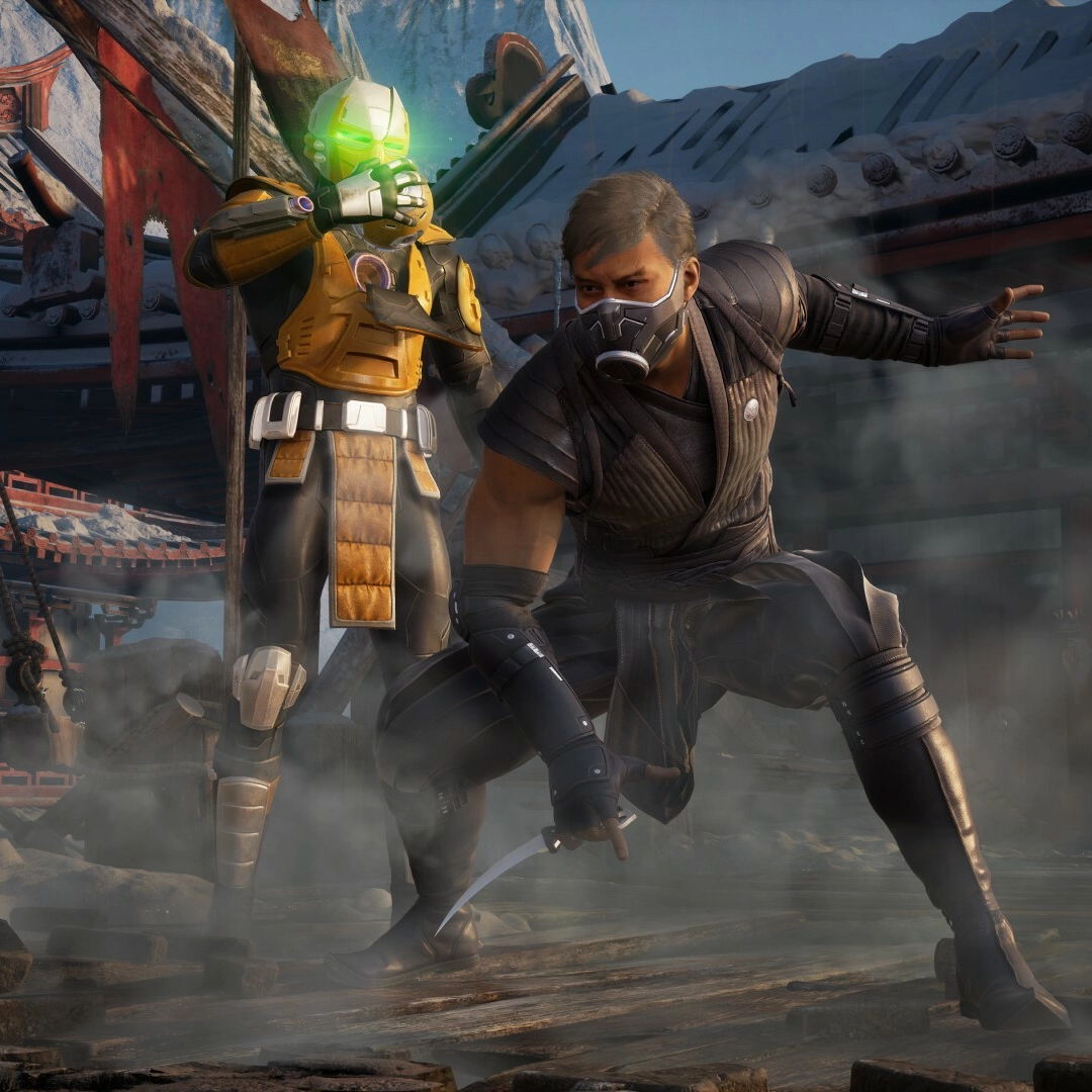 Mortal Kombat 1 PC requirements - two characters posing